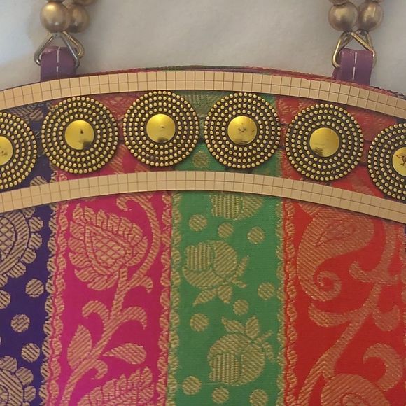 Ethnic Colorful Printed Purse - Picture 6 of 6